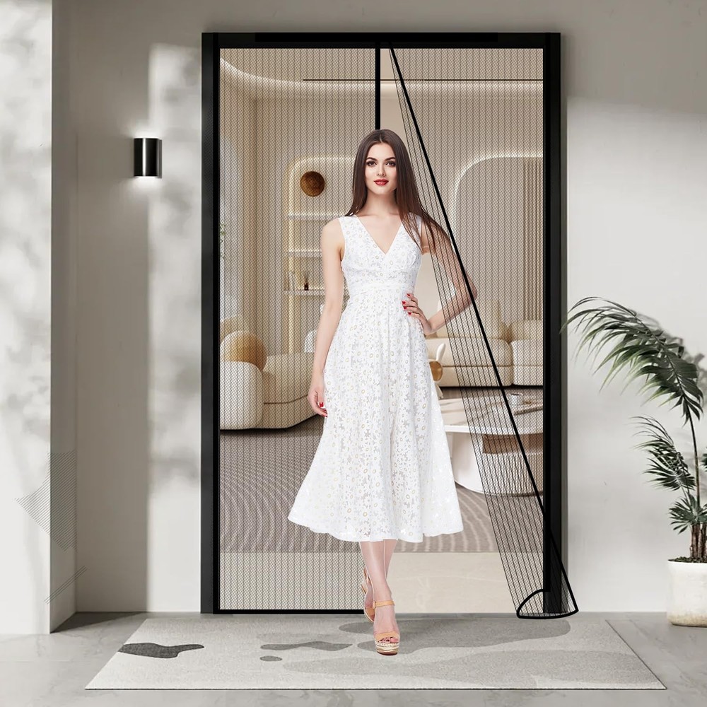32 x 80 Inch Magnetic Screen Door - Heavy Duty 34