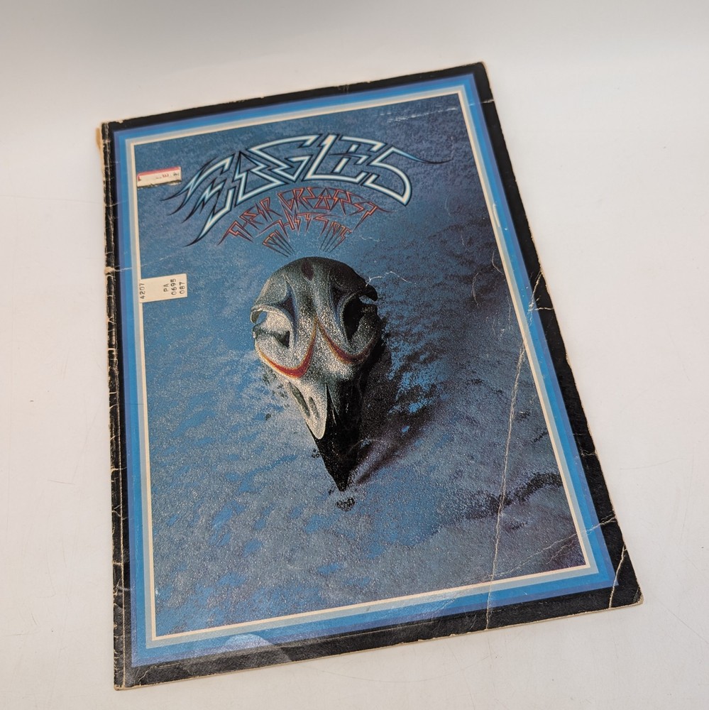 Eagles Their Greatest Hits 1971-1975 Deluxe Guitar Play Along Song Book W/Wear