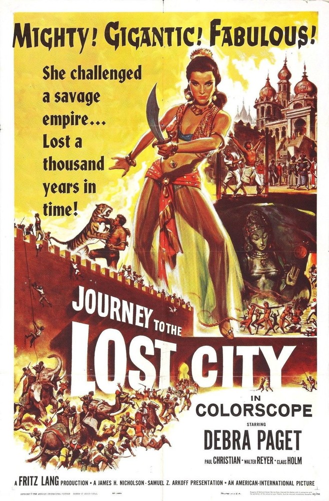 Indiana Jones Lost City Adventure Fantasy Wall Art Poster 74262