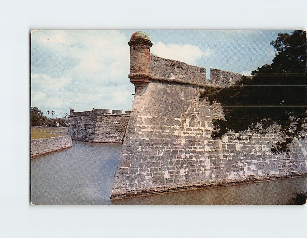Postcard Castillo de San Marcos St. Augustine Florida USA