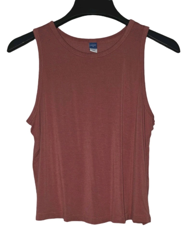 Old Navy Sleeveless Mauve Luxe Swing Tank Top for Women's Size M