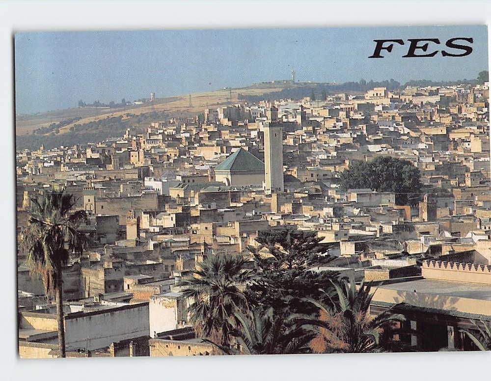 Postcard Panorama de Fes Morocco