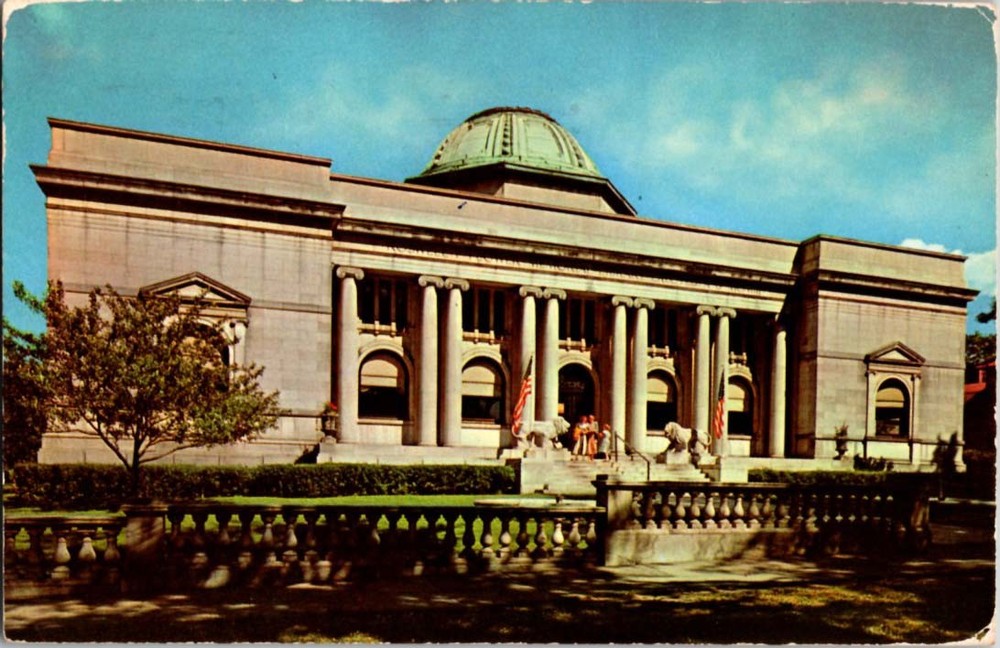 Watertown New York NY : LIBRARY SCENE m/14 BD3919