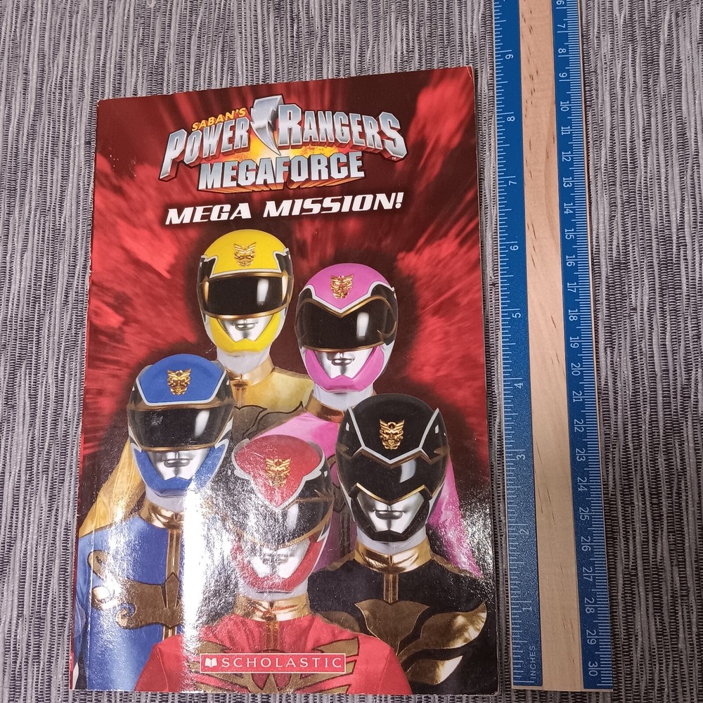 2013 Scholastic Power Rangers Megaforce Mega Mission Ace Landers Paperback Book
