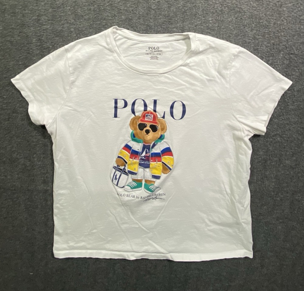 Polo Ralph Lauren T-Shirt Mens Polo Bear Offshore Sailing PRL Size XL