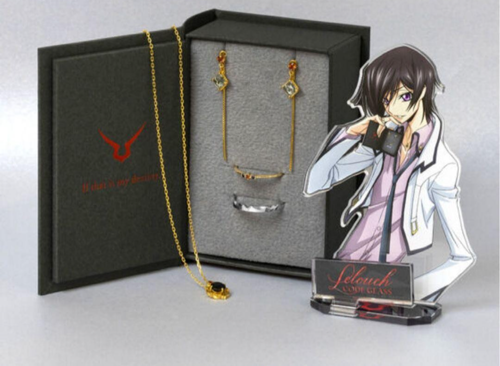 Code Geass × TAKE-UP Lelouch Image Necklace + Acrylic Stand Premium Bandai