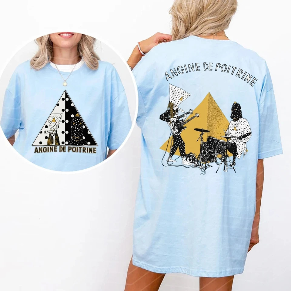 Angine de Poitrine Band T-Shirt, Angine De Poitrine Tee - Size S to 5XL