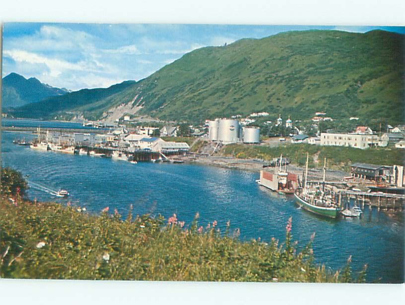 Pre-1980 BOAT SCENE Kodiak - Near Homer & Seward Alaska AL m/09 AF4265