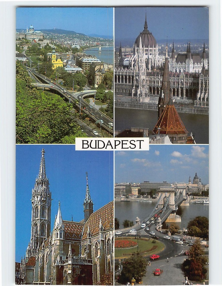 Postcard Scenes & Views Budapest Hungary