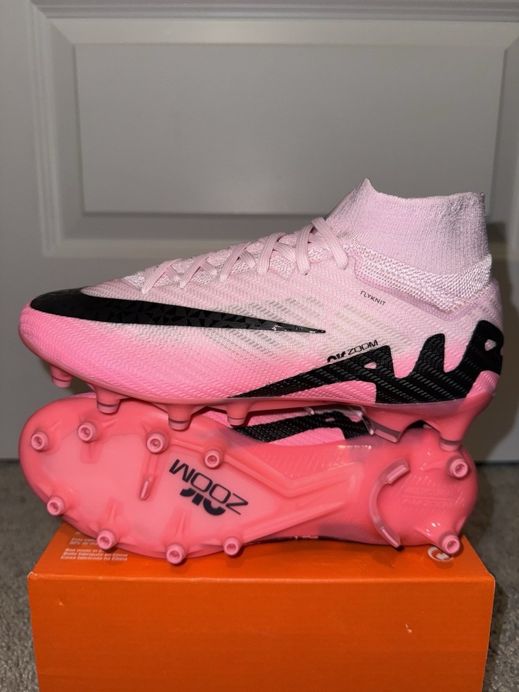 Size 5 Nike Superfly 9 Elite AG Pro ACC Pink Cleats Womens Sz 6.5 FD0245-601