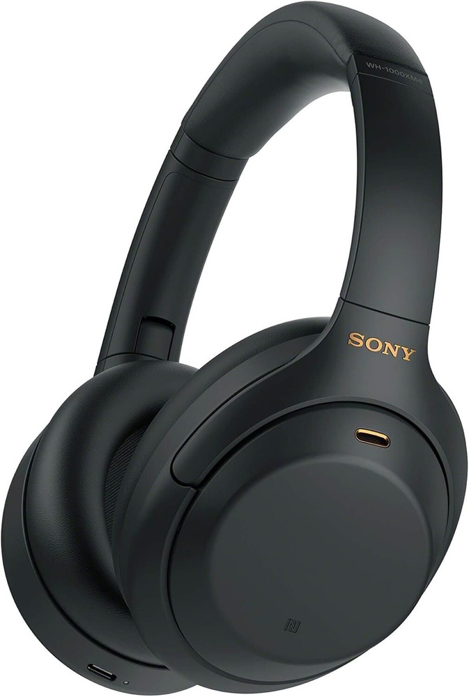 Sony WH-1000XM4 Headphone Black Noir Wireless Foldable Premium Noise Canceling