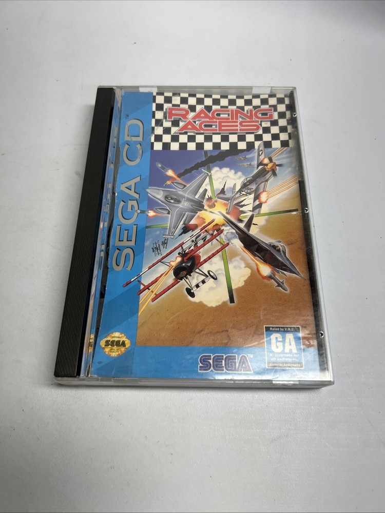 Racing Aces (Sega CD, 1993) No Manual