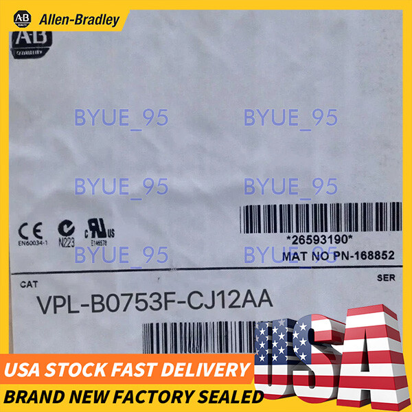 VPL-B0753F-CJ12AA Servo Motor Brand New with Unopened Box Free Shipping