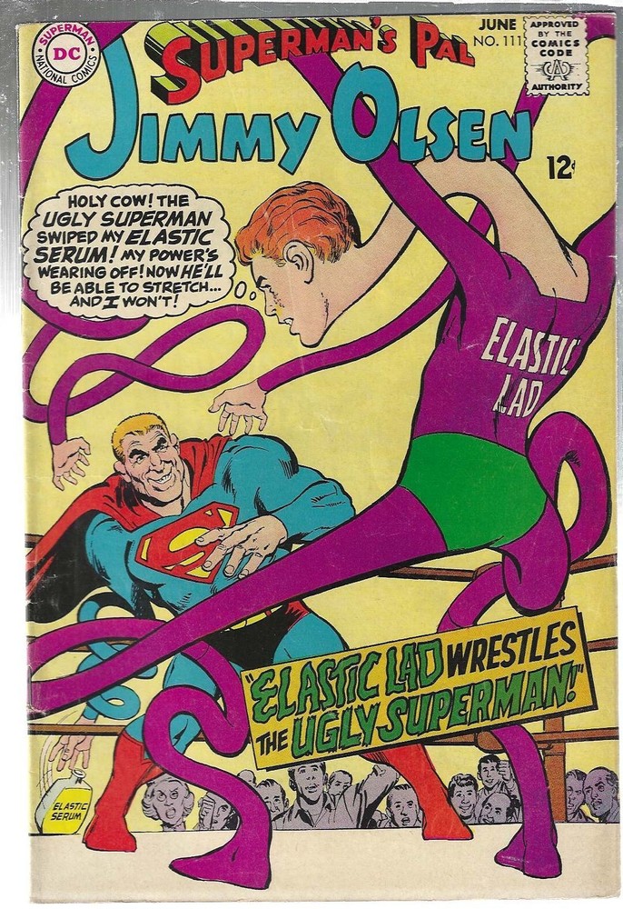 SUPERMAN'S PAL JIMMY OLSEN #111 DC COMICS 1968 NEAL ADAMS COVER FN+ HTF GEM!!