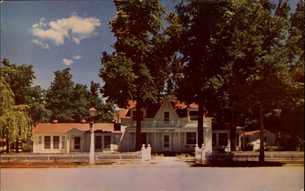 Parry Lodge Kanab Utah vintage postcard x915