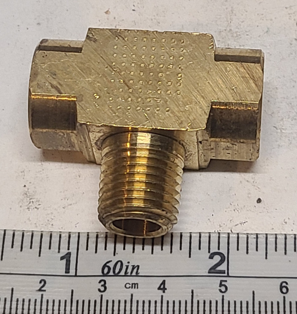 Parker Brass Pipe Branch Tee 1/4