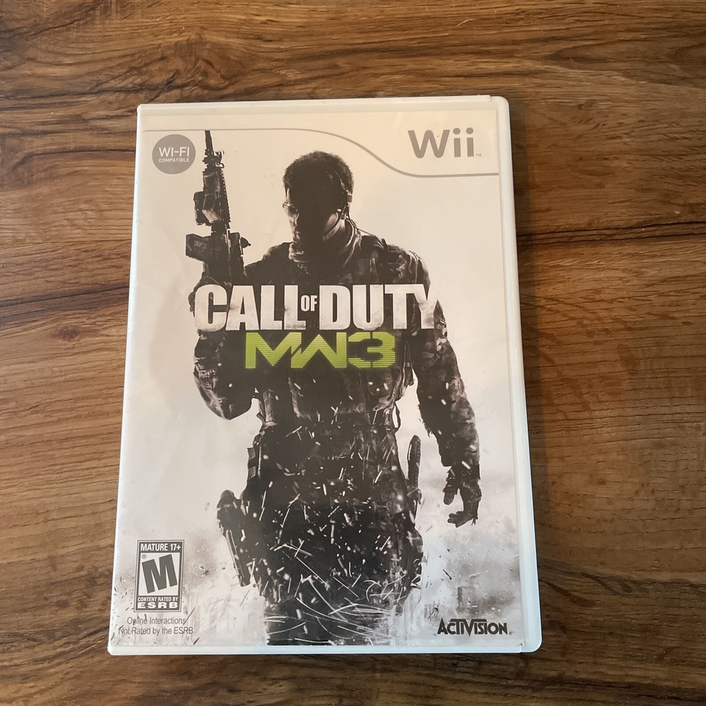 Call of Duty Modern Warfare 3 Nintendo Wii Complete CIB With Manual Disc Wear