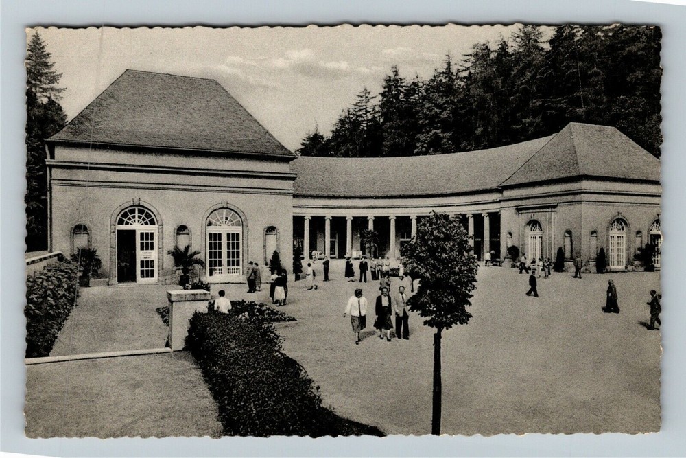 Bad Wildungen Germany, Wandelhalle, Vintage Postcard