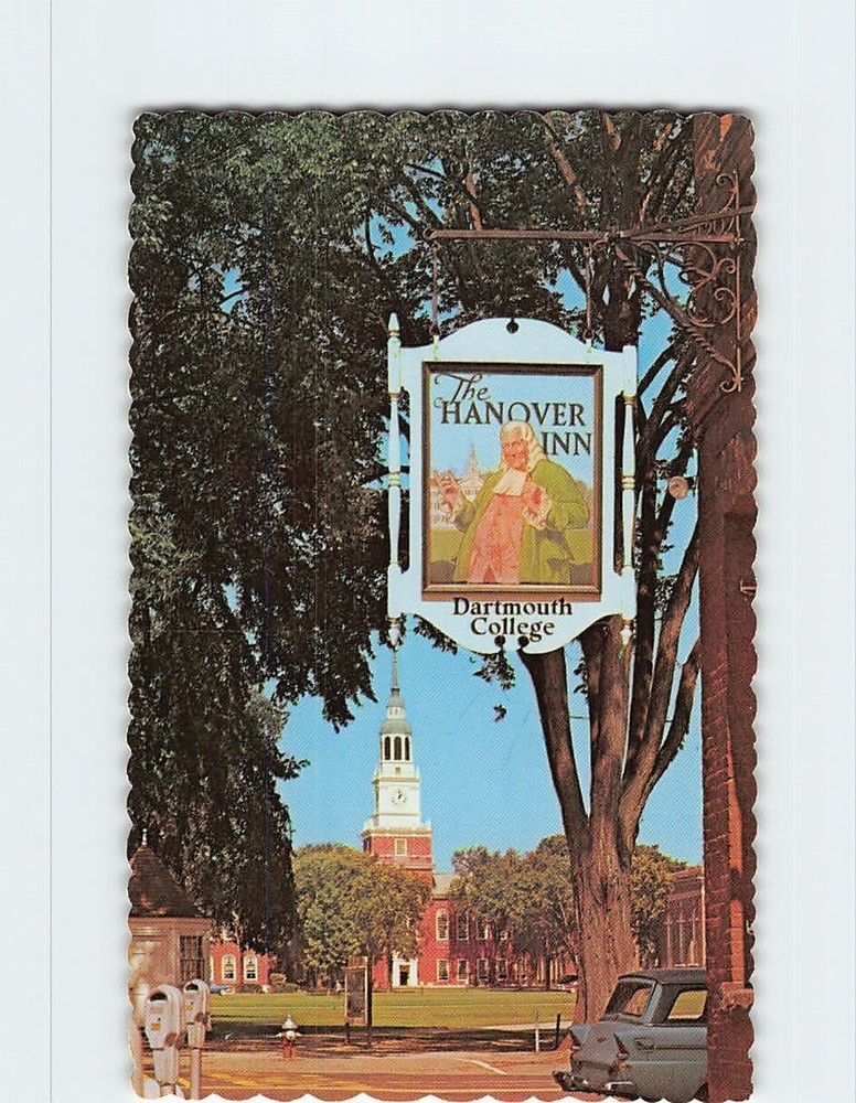 Postcard Hanover Inn Sign Dartmouth College Hanover New Hampshire USA