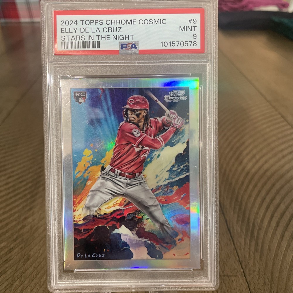 2024 Topps Cosmic Chrome - Stars in the Night Elly De La Cruz #STN-9 (RC) PSA 9
