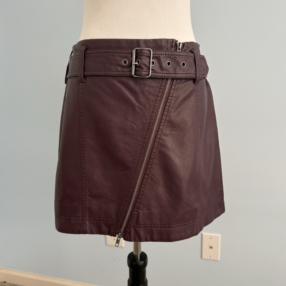 Free People Moto Mini Skirt Size 8