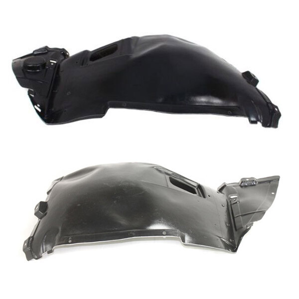 For 07-13 3-Series Front Splash Shield Inner Fender Liner Panel Plastic SET PAIR