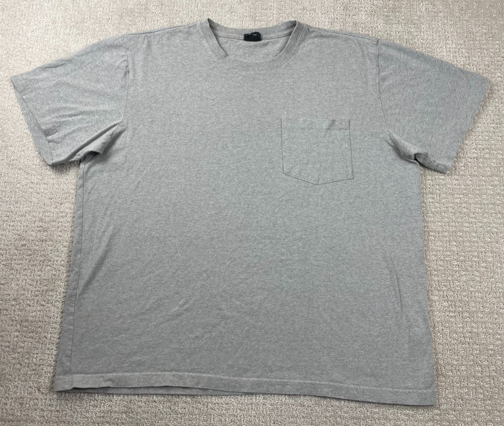 Filson T Shirt Mens 2XL Solid Gray Pocket Tee Short Sleeve Heavy Crewneck USA