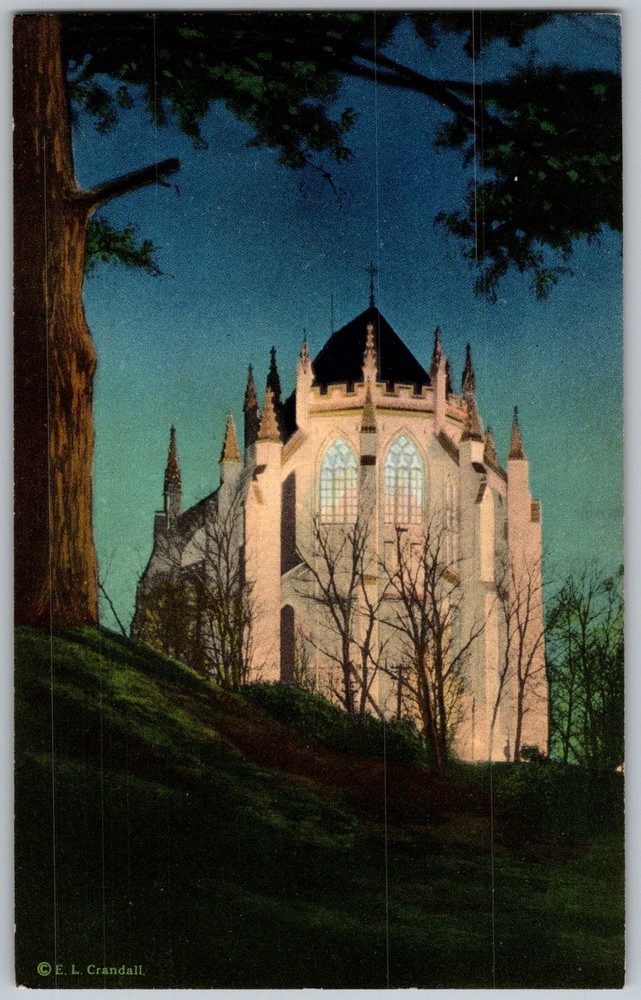 Antique Postcard Cathedral Of Ss Peter Washington, D.C 1920s