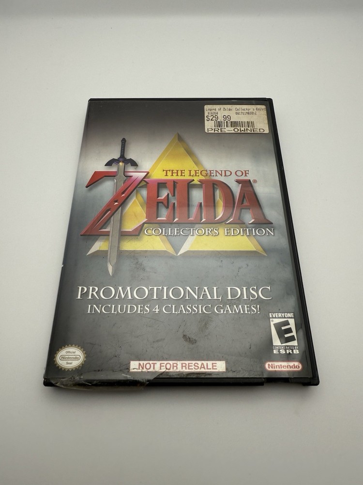 THE LEGEND OF ZELDA COLLECTOR'S EDITION - (Nintendo GameCube,2003) Tested