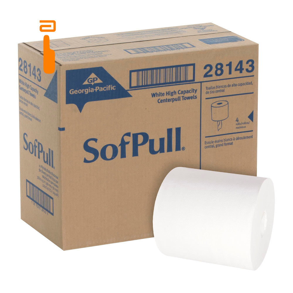 Georgia-Pacific SOFPULL CENTERPULL HIGH-CAPACITY 4 Count (Pack of 1), White