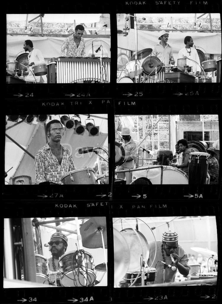 '73 Max Roach Roy Brooks Warren Smith M'Boom Newport Jazz 6 Negative Lot B656