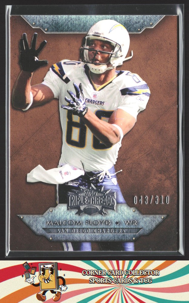 2012 Topps Triple Threads #35 SN Malcom Floyd San Diego Chargers