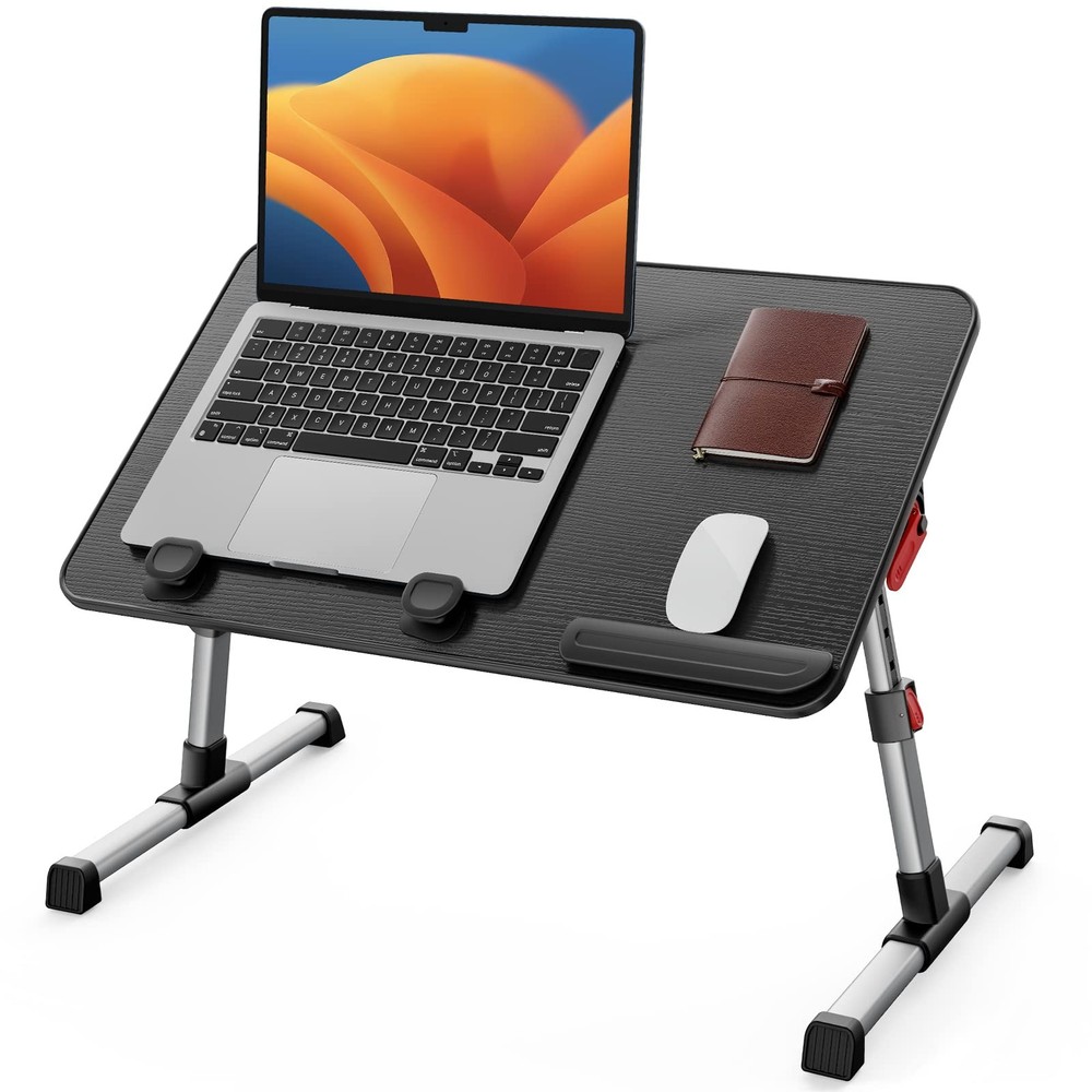 Laptop Bed Tray Table, Adjustable Home Office Standing Desk Portable Lightwei...
