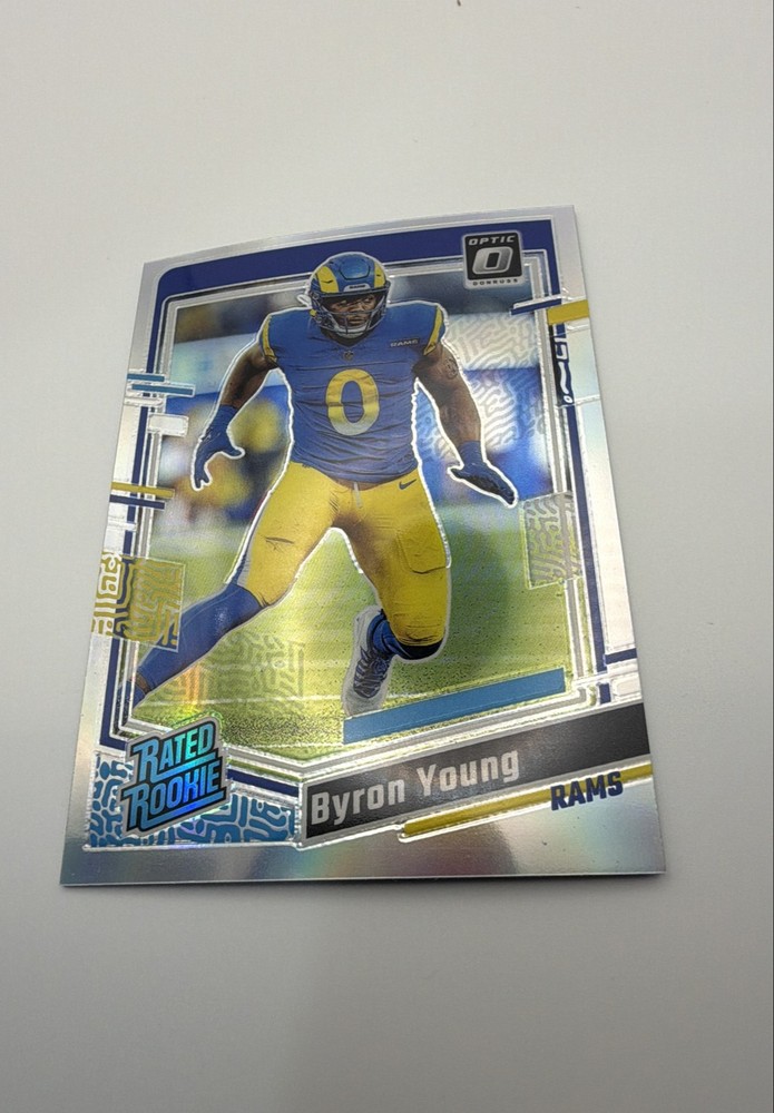 2023 Panini Donruss Optic - Rated Rookie Byron Young #266 Holo Prizm (RC)