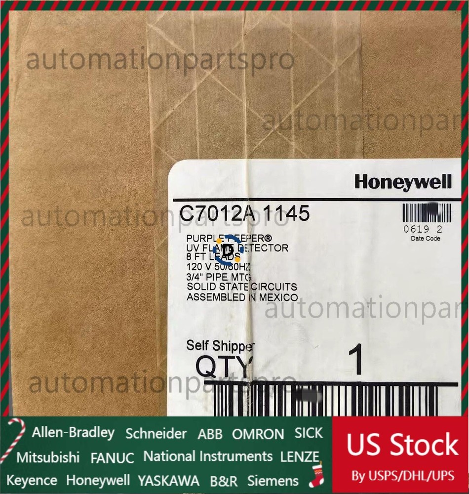 New Honeywell C7012A1145 ultraviolet flame detector