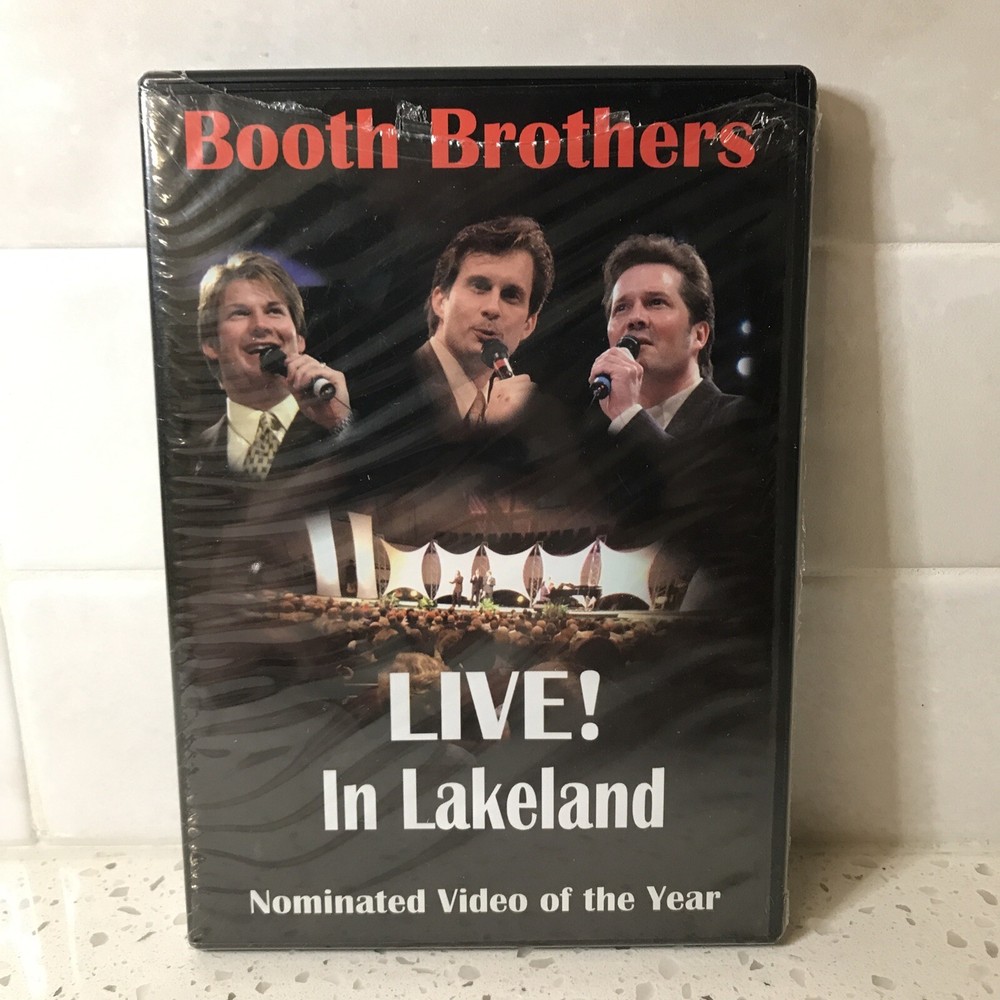 BOOTH BROTHERS - Live In Lakeland  (Brand New, Sealed DVD) Christian Gospel