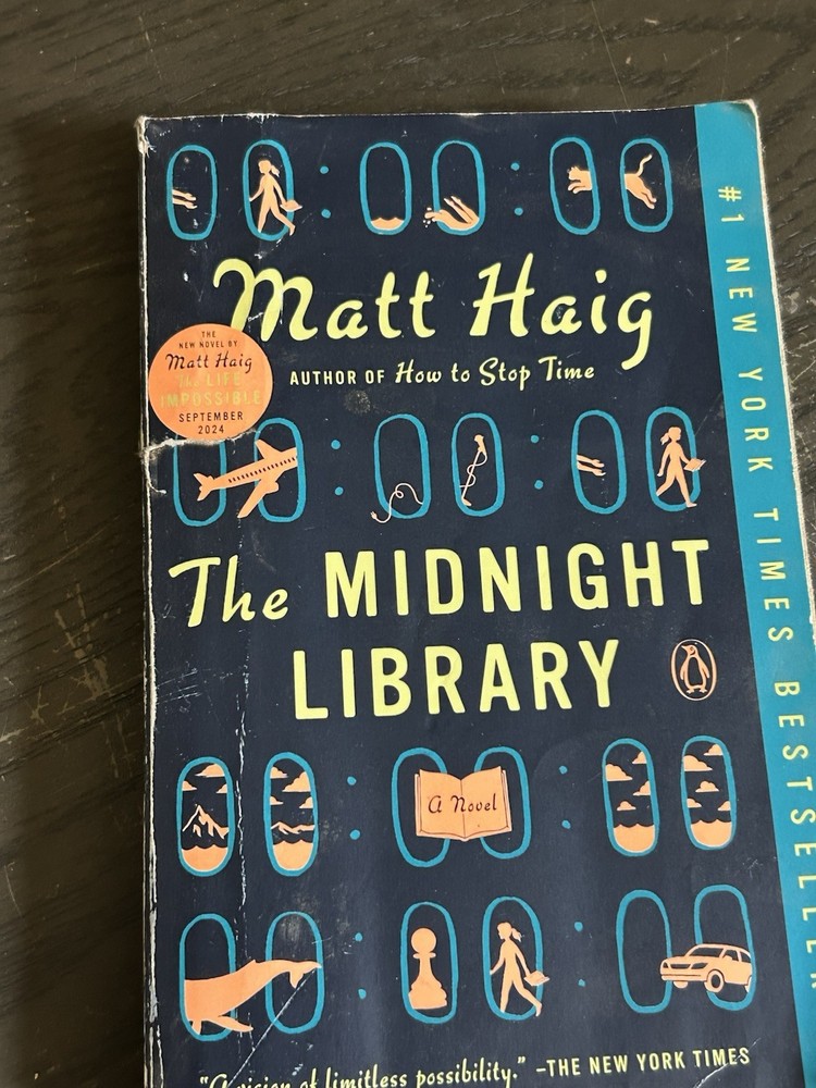 Midnight Library: a GMA Book Club Pick : A Novel by Matt Haig (2023, Paperback)
