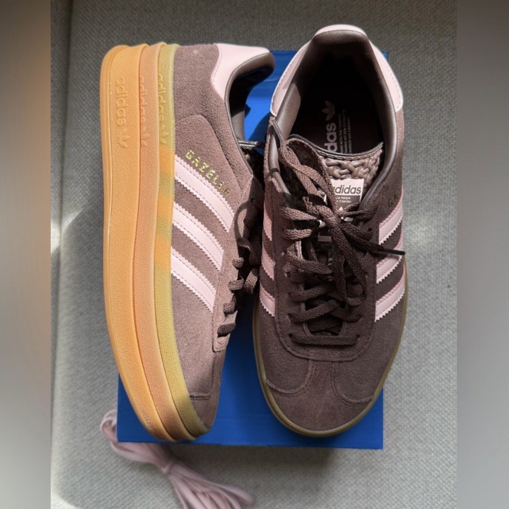 NEW IN BOX adidas Gazelle Bold Auburn Icey Pink W - JI0326 size 6
