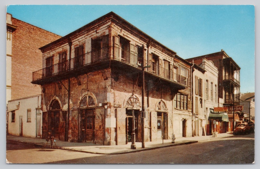 New Orleans Louisiana, Old Absinthe House, Vintage Postcard-image