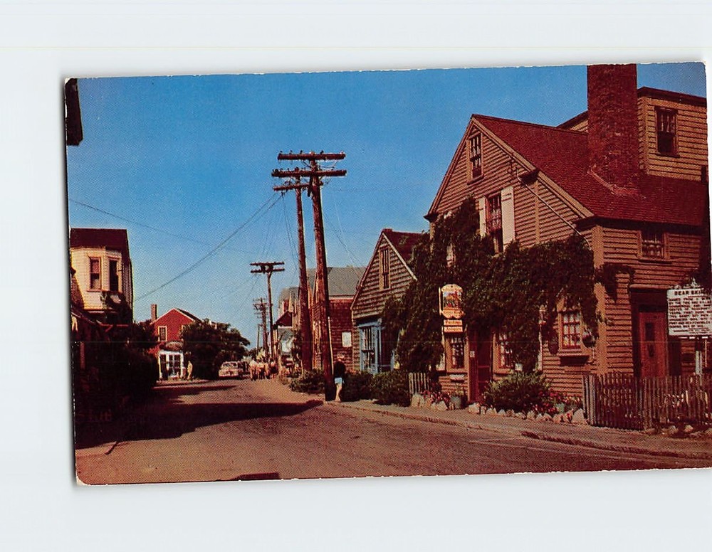 Postcard Bearskin Neck Rockport Massachusetts USA