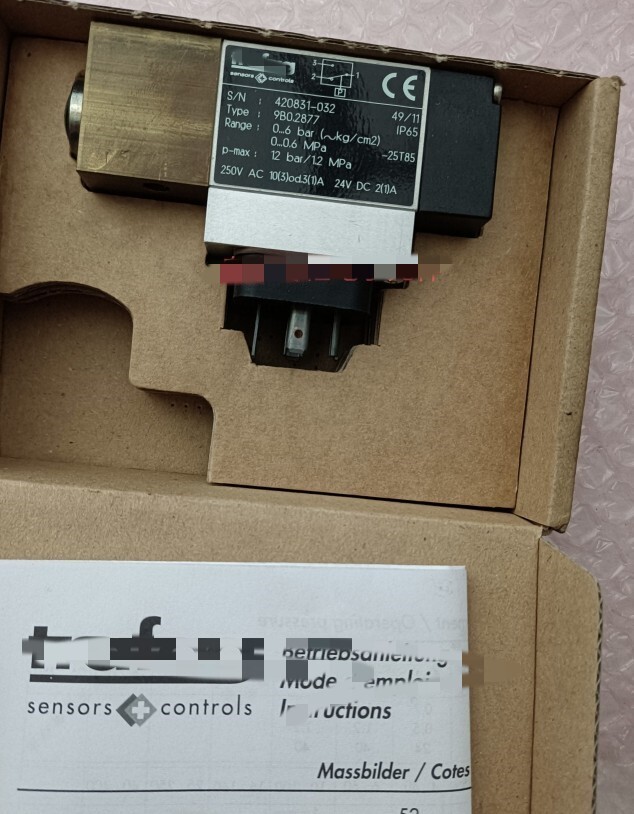 1pc for new 9B0.2877 0-6 Via DHL or Fedex