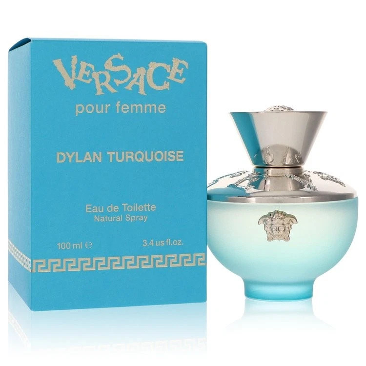 Versace Pour Femme Dylan Turquoise by Versace Eau De Toilette Spray 3.4 oz 100ML