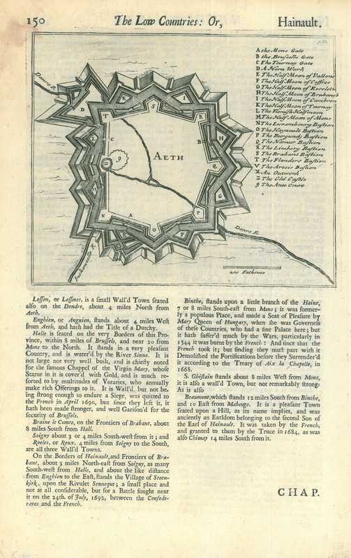 City map of Ath