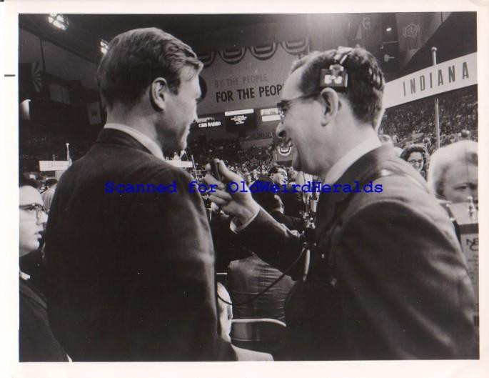 1964 Republican Convention NBC Press Photo with John Chancellor News Democrat  