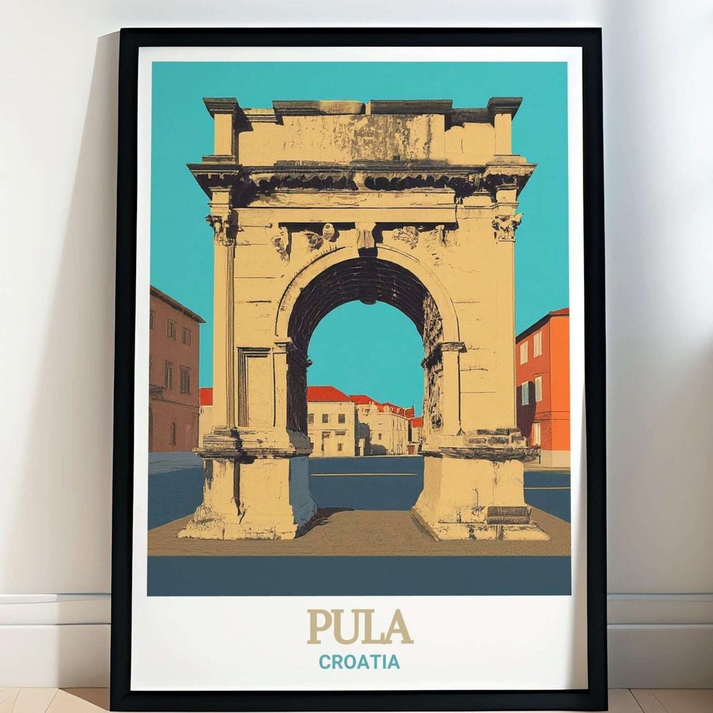 Pula Art Print Arch Of The Sergii Home Decor Pula Art Arch Of The Sergii Travel