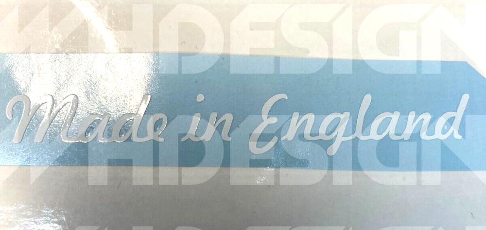 Vintage Made in England sticker for classic cars, bikes & toolboxes