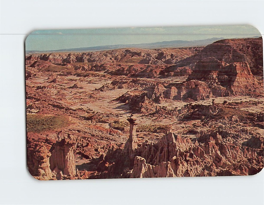 Postcard Panorama Hell's Half Acre Wyoming USA
