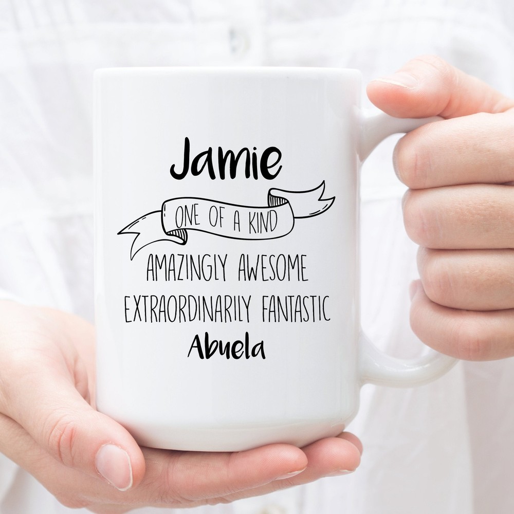 Personalized Coffee Mug For Abuela Custom Gifts For Abuela Perfect Christmas-image