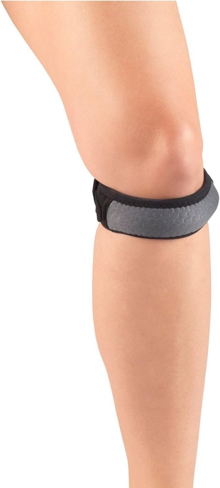 Champion Therapeutic Knee Support with Patella Strap in Grey