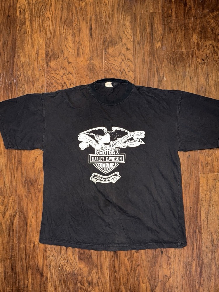 Vintage Harley Davidson London T Shirt XL